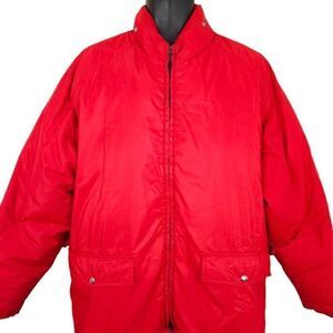 Vintage Goose Down Puffy Jacket Mens Size Large 80s Pacific Trail Puffer Ski